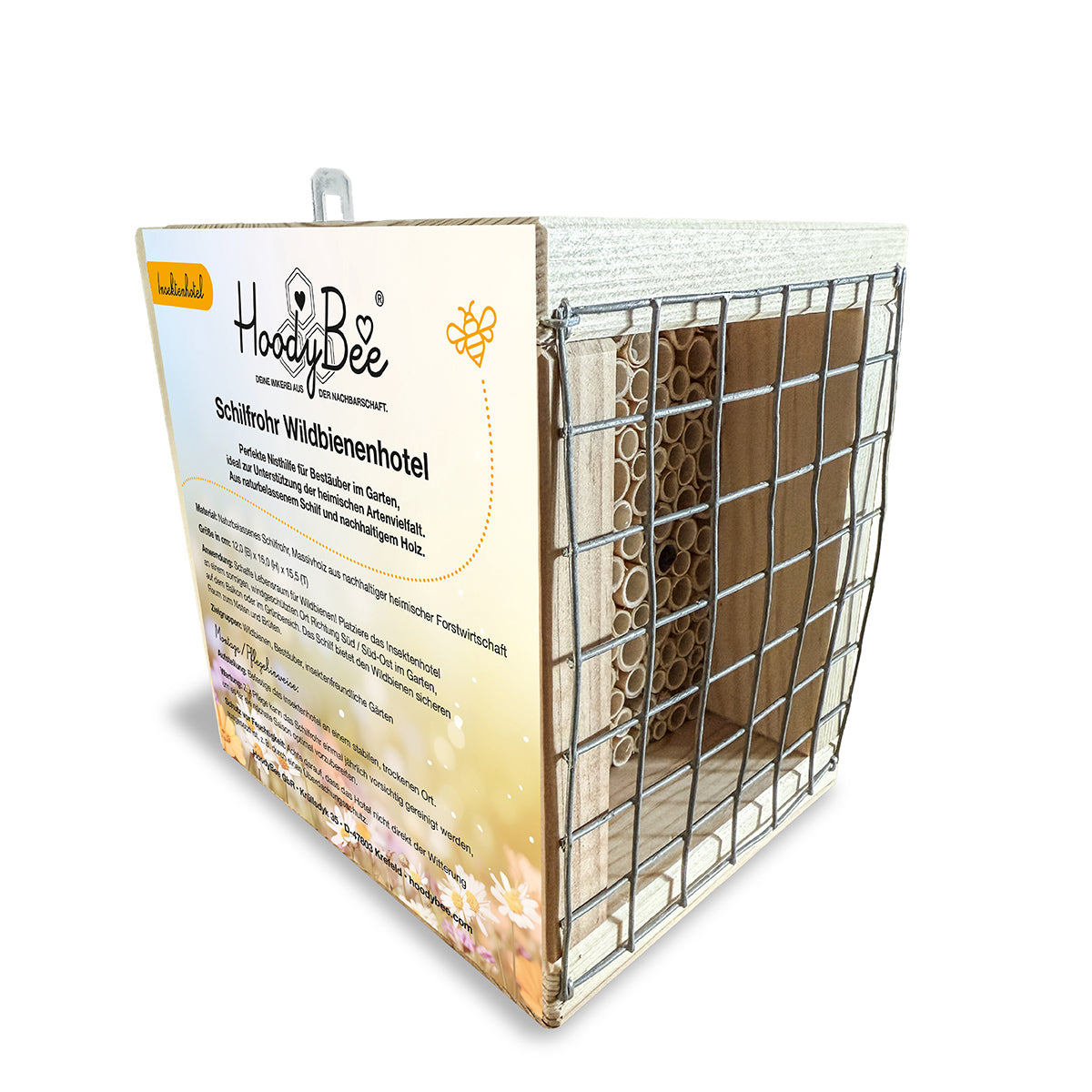 wildbienenhotel klein schilf insektenhotel